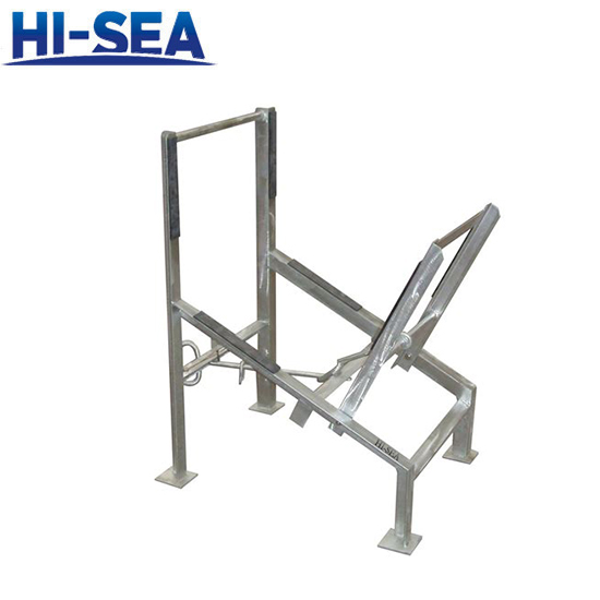Inclined Cradle For Inflatable Liferaft